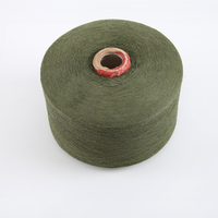 Fil mélangé polyester/coton à technique ouverte, haute ténacité, anti-boulochage, recyclable pour le tissage et le tricot, motif brut