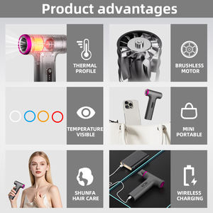 Sèche-cheveux électrique sans fil professionnel à grande vitesse Mini Pet Dog Wall Mounted <span class=keywords><strong>Salon</strong></span> Hotel Sèche-cheveux électrique Set <span class=keywords><strong>de</strong></span> brosses pour cheveux - Product Image 6