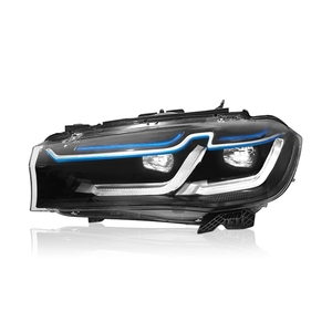 Phare avant BMW F15 pour BMW X5 F15 2014-2018, ensemble de phares LED, mise à niveau style <span class=keywords><strong>2023</strong></span>, lentille de projecteur, DRL séquentiel - Product Image 3