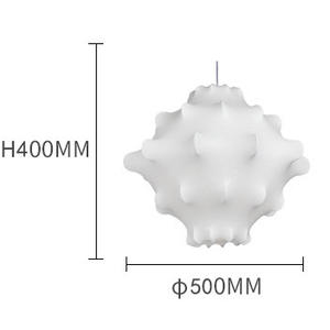 Lámpara de Techo Estilo Wabi-Sabi, Moderna, Minimalista, Creativa, de Seda, para Sala de Estar, Comedor de Lujo, Dormitorio, Bar - Product Image 2