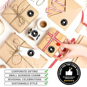 Etiqueta Adhesiva Personalizada Impermeable de 2 Pulgadas de Diámetro, Rollo de Etiquetas con Logotipo Grande, Vinilo para Manualidades, Impresión Digital para Marca - Product Image 5