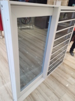 Fenêtres à persiennes en aluminium NFRC AS2047 CE avec verre clair pour extérieur, stores fixes et coulissants intégrés