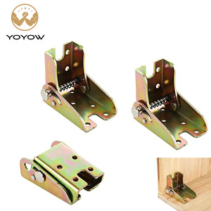 Soporte Plegable de Acero Laminado en Frío de Diseño Moderno, 2.5 mm de Grosor, Bisagra Autoblocante, Ángulo de Apertura de 90 Grados, Accesorios para Patas de Esquina - Product Image 1