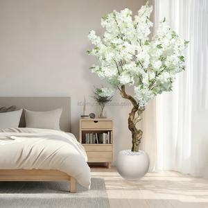 <span class=keywords><strong>Vendita</strong></span> calda al coperto su misura bianco fiore di ciliegio albero rosa <span class=keywords><strong>fiori</strong></span> artificiali per la decorazione della casa <span class=keywords><strong>e</strong></span> Interior Design - Product Image 5