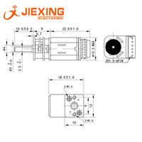 Moteur à engrenages micro JGA12-N20 avec encodeur filaire N20 3V 6V 12V 50 tr/min 75 tr/min 100 tr/min 150 tr/min 300 tr/min 500 tr/min 1000 tr/min Micro-moteur N20