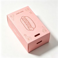 Boîte à compartiments personnalisée en papier kraft biodégradable pour plats à emporter : sushi, shawarma, poulet frit, frites, sandwich, mini-burger