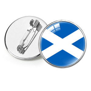 Broche rétro drapeau écossais, épinglette, broche pays du monde, cadeau fantaisie, souvenir pour voyageurs et amoureux, cadeau pour les fans de club de football, personnalisable - Product Image 2