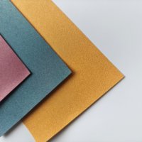 Papier PVC mat perlé enduit, personnalisable, imperméable, écologique et durable pour carnets de luxe, boîtes cadeaux et protège-passeports
