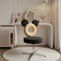 Chaise de coiffeuse, chaise de coiffeuse avec miroir et chaise, chaise pour coiffeuse