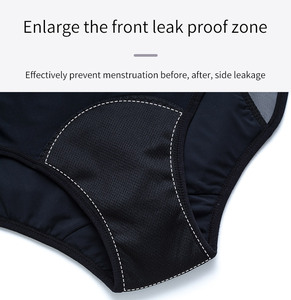Mutande Mestruali in Rete OEM all'Ingrosso XS-6XL, Lavabili e Traspiranti a <span class=keywords><strong>4</strong></span> Strati, Anti-perdita, per Donne e Ragazze - Product Image 3