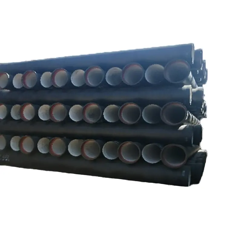 DN200 DN300 ISO2531 EN545 Di Class C30 K9 Cast Iron Pipe 3000MM 1200MM 1000MM K9 Ductile Iron Pipe Price Weight