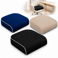 Coussin de siège en mousse à mémoire de forme épaisse pour chaises de bureau et de maison avec housse respirante et base antidérapante pour les longues sessions de siège