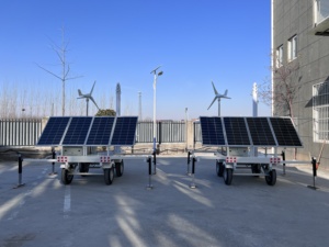 Remolque solar móvil para suministro de energía en exteriores con panel solar y batería de litio. - Product Image 5