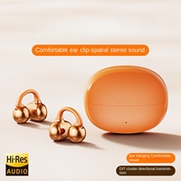 Nouveaux écouteurs sans fil à clip d'oreille 2026, sans bruit, Bluetooth 5.4, pour femmes, avec commande vocale, étanches, design élégant pour le sport