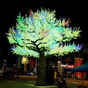 Đèn <span class=keywords><strong>Led</strong></span> Nhân Tạo Lập Trình Lớn 10M Âm Nhạc Nhảy Múa Giáng Sinh Khổng Lồ - Product Image 3