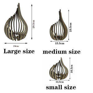 Portacandele Decorativo <span class=keywords><strong>in</strong></span> <span class=keywords><strong>Legno</strong></span> <span class=keywords><strong>Fai</strong></span>-<span class=keywords><strong>da</strong></span>-<span class=keywords><strong>Te</strong></span>, Ornamento Artistico Transfrontaliero Disponibile, Modello Cs-108 dalla Cina - Product Image 4