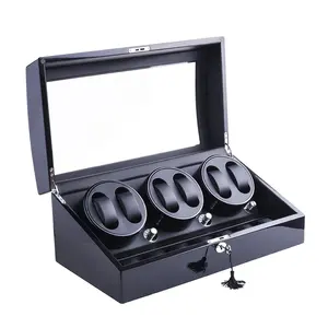 Precio DE FÁBRICA DE China Giroscopio Reloj Winder 3 Motor Rotación 6 + 7 Relojes Caja de almacenamiento Logotipo personalizado