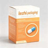 Caja de Cartón Blanca Lisa Personalizada para Productos Pequeños, Caja de Papel para Envasado de Botellas de Medicamentos y Suplementos