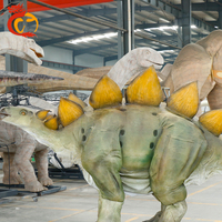 Costume de dinosaure en caoutchouc de silicium, Costume nano robotique réaliste, jambe cachée