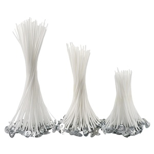 Nucleo di cera filo di cera di alta qualità 8-20cm 100 pz/pacco per la fabbricazione di candele e Ghee lampada stoppino - Product Image 3