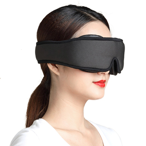 Venta caliente ajustable 3D Knit Sleep Eye Mask para viajes en casa y meditación Cómoda máscara de ojos para <span class=keywords><strong>dormir</strong></span> - Product Image 2