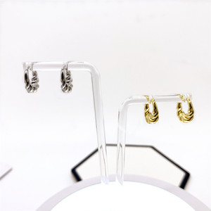 Zhenlu Jewelry Croissant <b>Cuff</b> <b>Earrings</b> Gold And Silver Zinc Alloy Fashion <b>Ear</b> Clips For Gift - Product Image 4