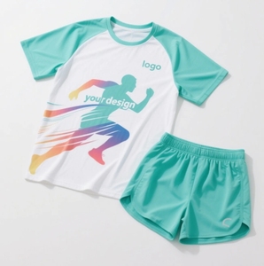 Custom New Unisex 100% <b>Polyester</b> Digital Print Summer Shortsleeve Team Shirts Jerseys Set - Product Image 5