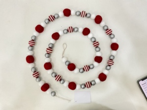 Nuevo aspecto hecho a mano rústico ecológico tela Premium pluma Artificial festivo multicolor guirnaldas de Navidad atractivas - Product Image 4