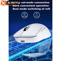 Souris sans fil double mode ODM/OEM 2,4 GHz avec récepteur USB, 6 boutons, Bluetooth 5.2, rechargeable Type-C, ergonomique, optique, pour le gaming