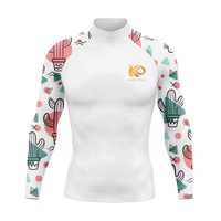 Conception No Gi Print Gym Tops Personnalisé Bjj Rash Guard Jiujitsu Rash Guard Ensemble pour Femme Homme