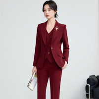 Costume personnalisé pour femmes Veste blazer à manches longues avec 2 boutons Printemps Automne Nouveau manteau pour bureau