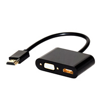 FARSINCE câble adaptateur hdmi vers femelle hdmi vga 4k 1080p 2 en 1