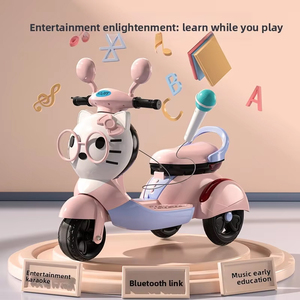 Motos électriques pour enfants : <span class=keywords><strong>Moto</strong></span> à batterie pour filles avec roues puissantes – Véhicule porteur pour enfants - Product Image 2
