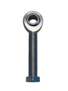 Rótula de unión Heim derecha individual con orificio de 3/4 pulgadas, 4 pulgadas de largo, vástago roscado de 3/4-16 y tuerca de seguridad |   Acabado brillante de zinc completamente roscado |   B95 - Product Image 3