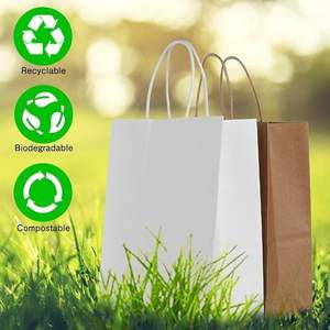 Bolsa de Papel Kraft Premium Personalizada, Reciclada, de Alta Densidad, para Llevar, para Panadería, Cafetería, con Impresión de Laminación Duradera - Product Image 5