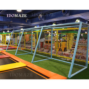 Parc de trampoline de grande taille avec certificat CE personnalisé <span class=keywords><strong>Centre</strong></span> de jeu pour enfants Parc de trampoline intérieur de protection avec Ninja Warrior - Product Image 3
