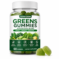 Complément Alimentaire Superalimentaire Greens Gummies : Mélange Quotidien de Fruits et Légumes, Vitamines, Minéraux, Fibres – Fournisseur OEM/ODM Marque Privée