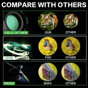 Telescopio Monocular de Alta Definición para Adultos de 16*52 con Prisma Bak4 para Ver Partidos de Fútbol, Senderismo al Aire Libre y Caza - Product Image 2