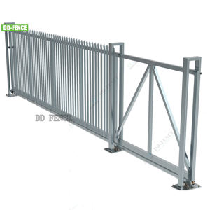 Portes coulissantes manuelles à ouverture <span class=keywords><strong>de</strong></span> 1M à 9M, conception <span class=keywords><strong>de</strong></span> <span class=keywords><strong>portail</strong></span> principal en fer <span class=keywords><strong>coulissant</strong></span> - Product Image 3