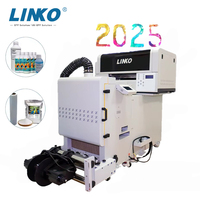 Imprimante DTF LINKO 2025 Nouvelle Génération avec Deux Têtes Epson I1600 Tout-en-Un 30cm Machines à Broderie pour T-shirts Livrées aux États-Unis