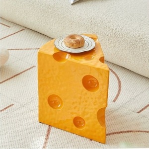 โต๊ะกาแฟรูปเค้กแบบมินิมอลโต๊ะข้างชีสที่เป็นมิตรต่อสิ่งแวดล้อมสำหรับใช้ในบ้าน - Product Image 1