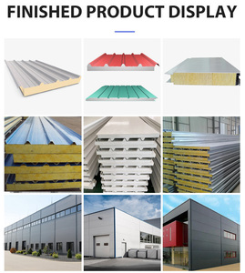 خط إنتاج مستمر للألواح الساندويتش البولي يوريثان / آلة صنع البلاط الفولاذي الملون ذو الوجهين - Product Image 3