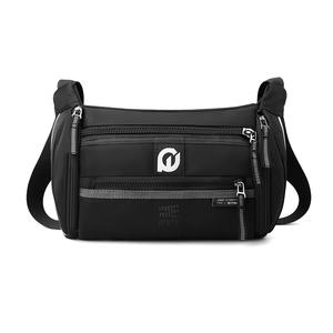 WePower Bolso de pecho impermeable para hombre, color negro, gran capacidad, correa desmontable, bolso cruzado para exteriores - Product Image 1