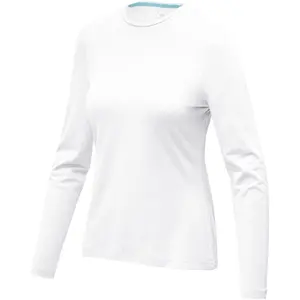 T-shirt Ponoka in tessuto organico a maniche lunghe da donna - Product Image 1