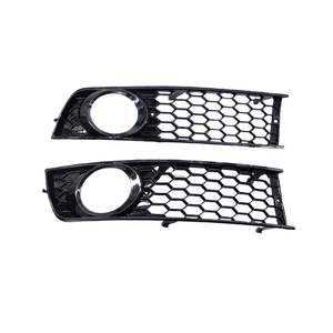 Grille de phare antibrouillard <span class=keywords><strong>avant</strong></span> pour <span class=keywords><strong>Audi</strong></span> <span class=keywords><strong>S4</strong></span> B6, compatible avec les côtés de l'A4 <span class=keywords><strong>S4</strong></span> Sline B6, modèles 2001 2002 <span class=keywords><strong>2003</strong></span> 2004 - Product Image 1