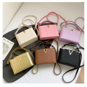 Tas Tangan Kulit PU Sederhana Terbaru 2025, Tas Selempang Wanita Desainer Mewah Modis Trendi - Product Image 5