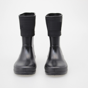 Bottes de <span class=keywords><strong>pluie</strong></span> pour femmes YL7176, vente en gros, personnalisées, noires, thermiques, imperméables en PVC, pour l'extérieur - Product Image 4