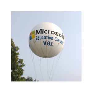 Kunden spezifischer Werbe himmel runder Helium ballon Globo de Luftschiff aufblasbares aufblasbares Werbe luftschiff - Product Image 1