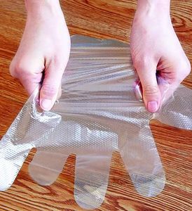 Gants en plastique jetables économiques, gants en TPE, gants transparents en polyéthylène alimentaire, gants hybrides extensibles en polyéthylène TPE - Product Image 4