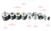 Encoder Rotatorio Magnético Absoluto de Alta Resolución RS485 Modbus 10-21Bit, Carcasa de Aleación de Aluminio, Múltiples Tamaños, Sensor de Posición